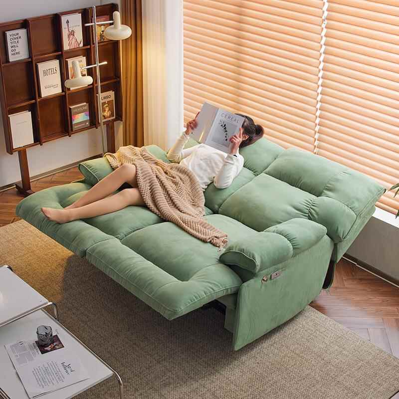 动双人多功能家H-5505双懒人沙发躺椅客厅电头等太空休闲可用睡可