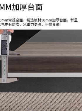 公老板办桌桌椅组合新中OLT式大台单人总裁经理办公家桌具总班裁