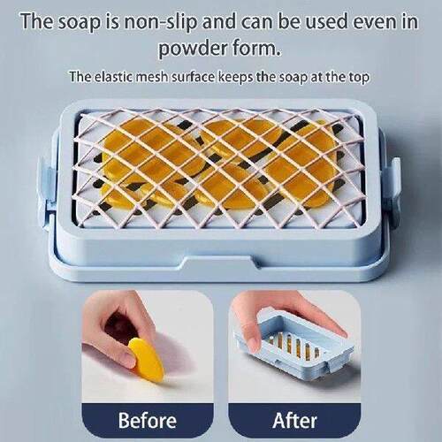 High Elasticity Mesh Soap Bubble Box Non-slip Household
