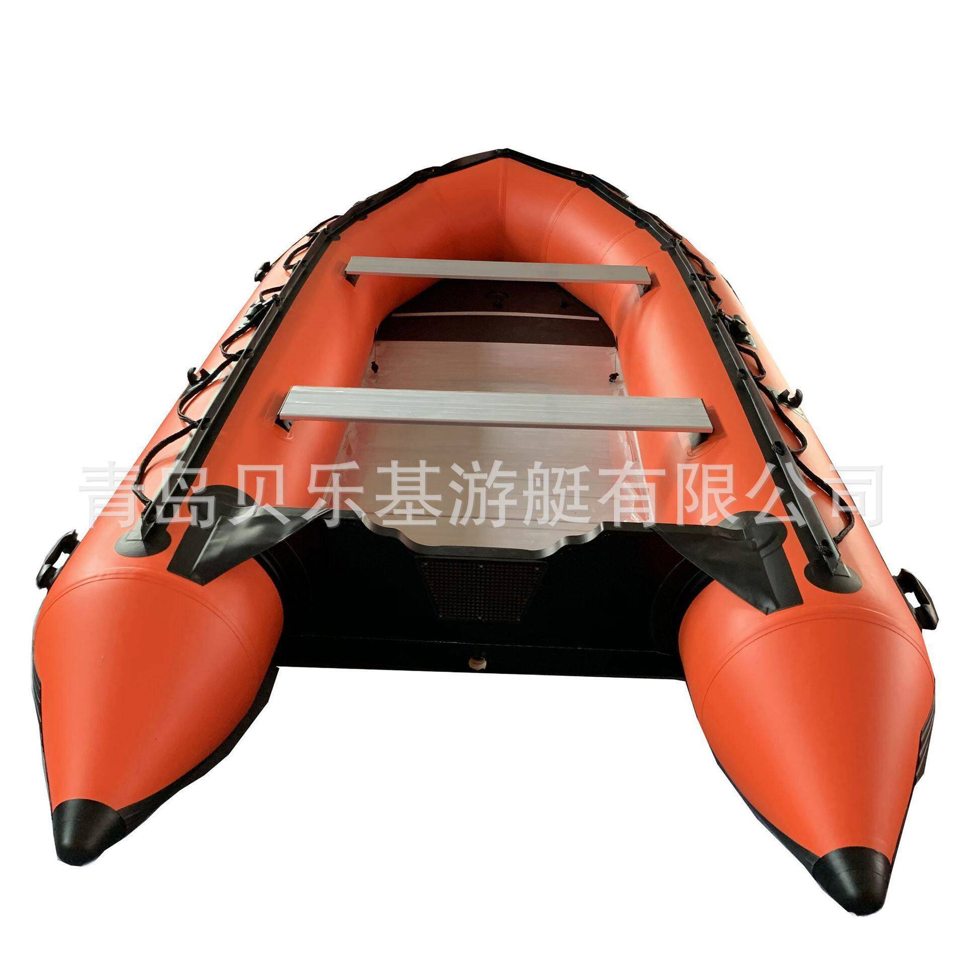 EMS430橡皮艇加厚胶水船户外冲锋舟钓鱼船橡皮艇厂家直营