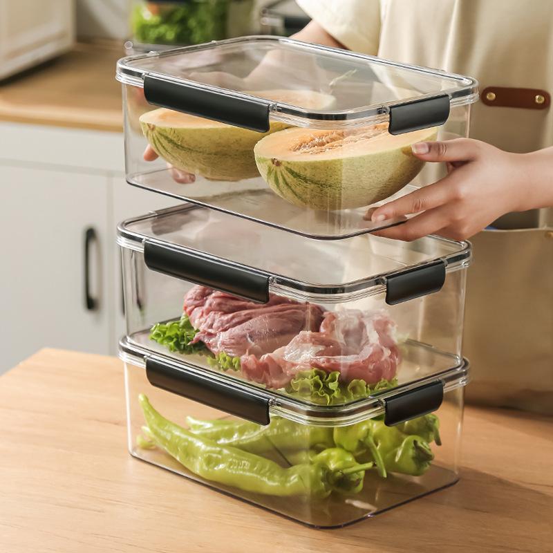 PET保鲜盒透明透明密封保鲜盒