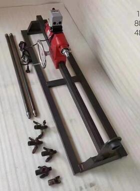 过路钻孔机水钻自动台式穿管道打孔机横向铺管机改造圆孔公路