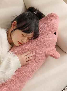 小NG猪抱枕女生靠睡觉可爱头枕床夹上长条腿侧睡床靠枕腰靠安抚玩