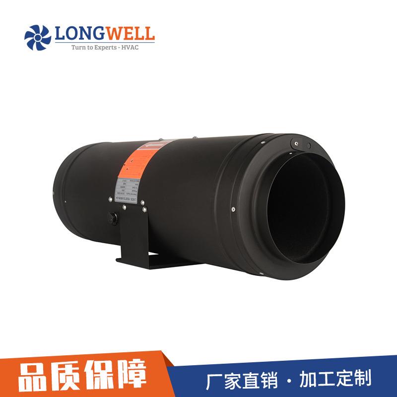 朗伟10寸可调速超静音管道风机工业抽风机厨房排风扇家用换气扇