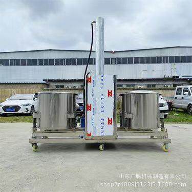 双桶式液压压榨机强力挤压式水果榨汁机脐橙沙棘葡萄压榨脱汁机