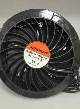 供应SANONDA圆形气模散热风扇16050 12V 5.2A/5.8A/6.5A