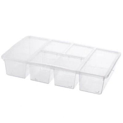 Snack Container Compartment Crisper Snack Box Transparent