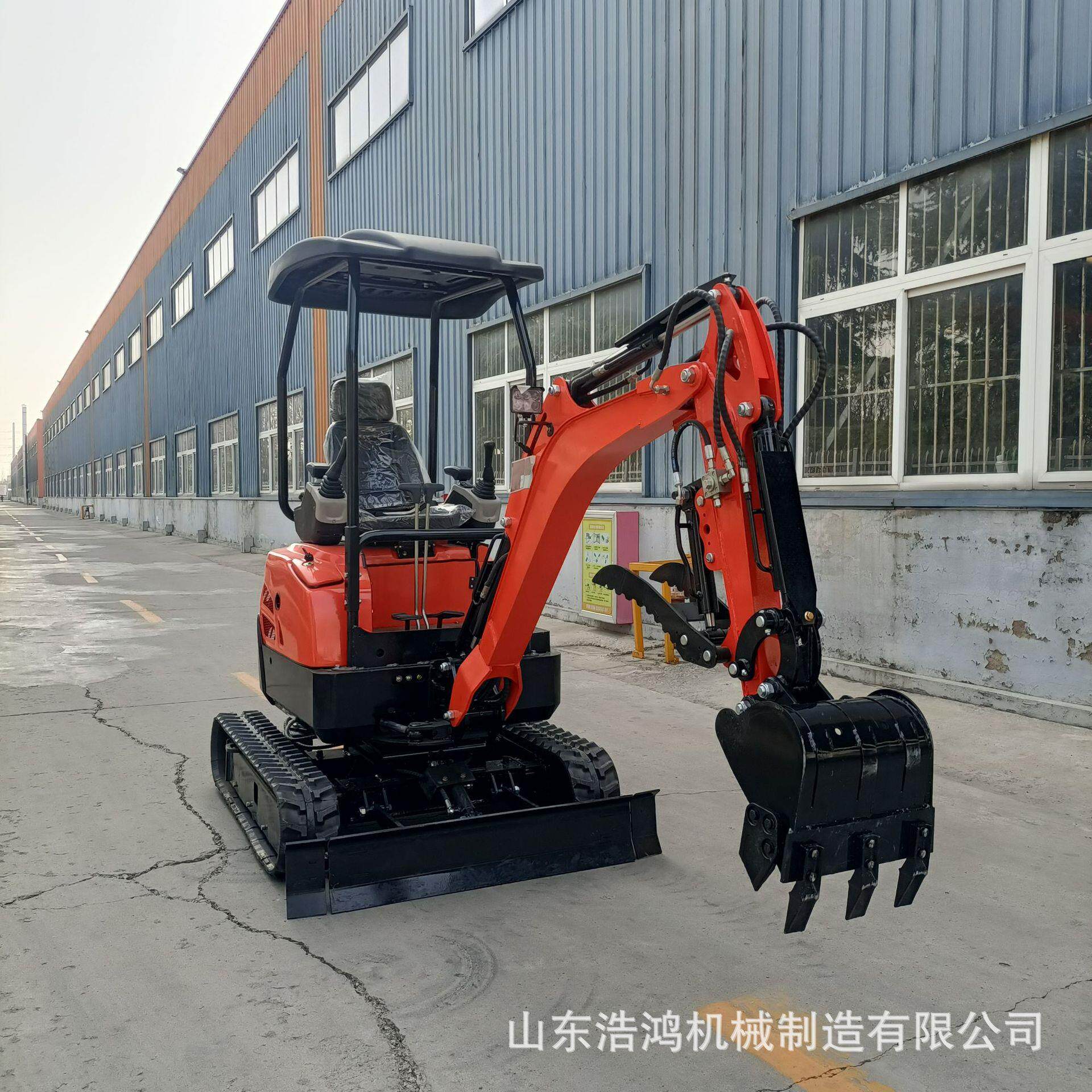 履带小型挖掘机厂家供应履带伸缩小勾机大臂侧摆挖土机