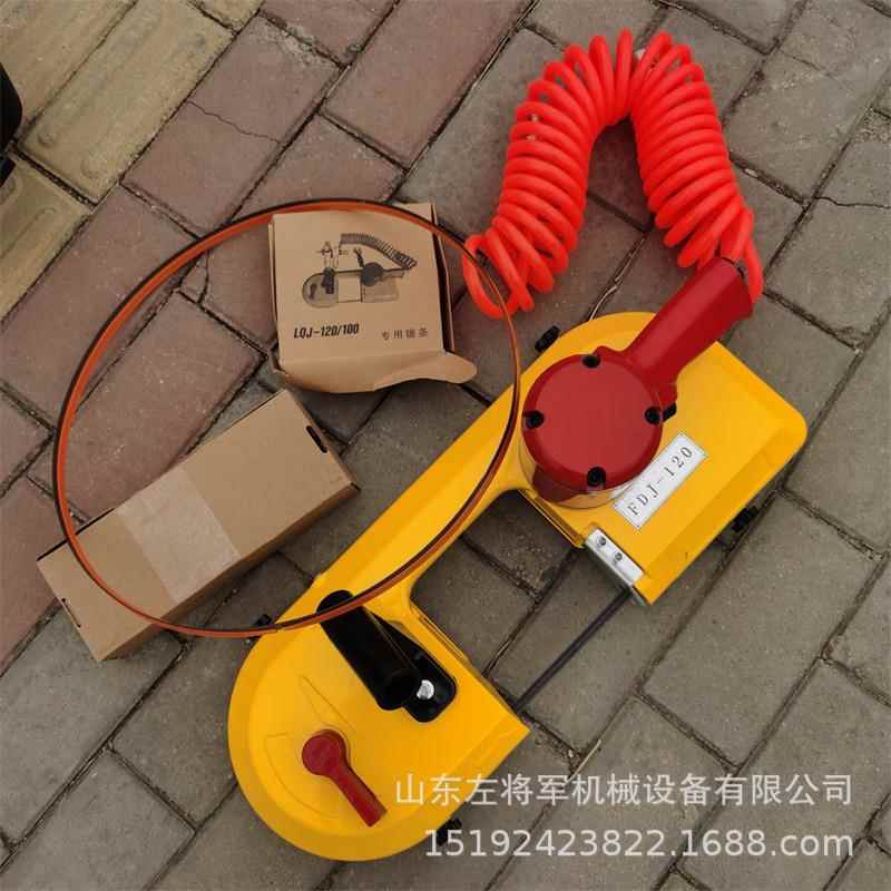 FDJ-220轨道锯气动切割锯 风动钢轨切割机煤矿气动线锯多功能