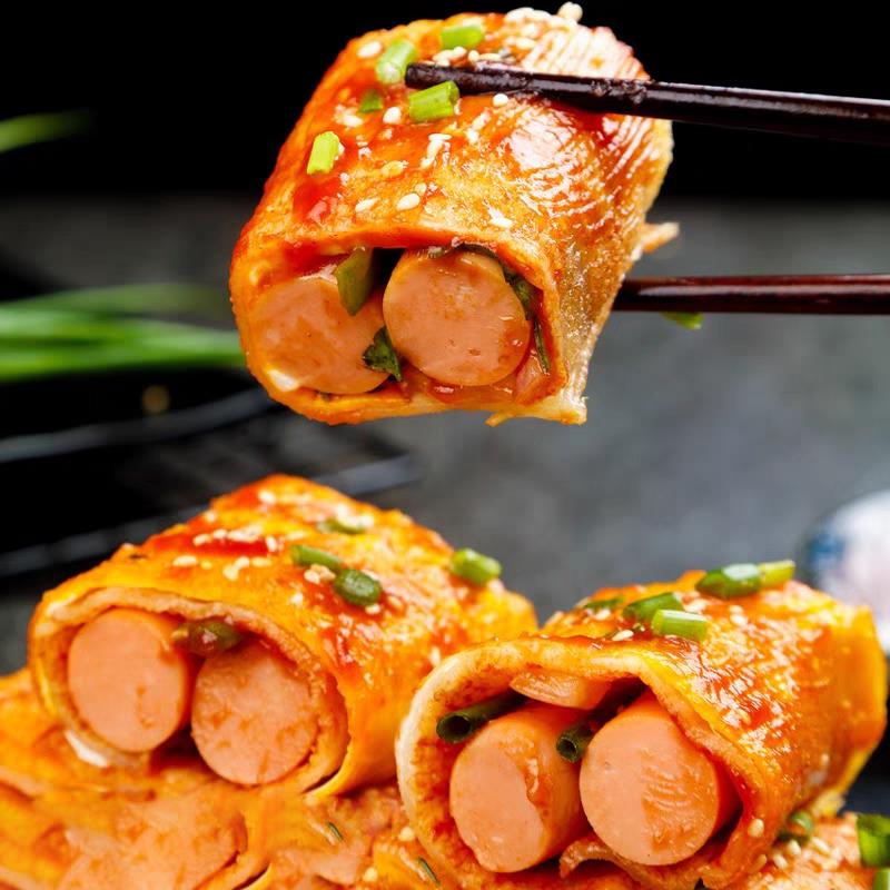 10片烤冷面带酱料真空袋装东北特产小吃家庭装方便速食正宗冷面