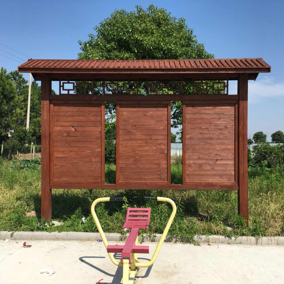 牌宣传栏视公园广告牌户外防腐立式导景区大型标牌立式木导向