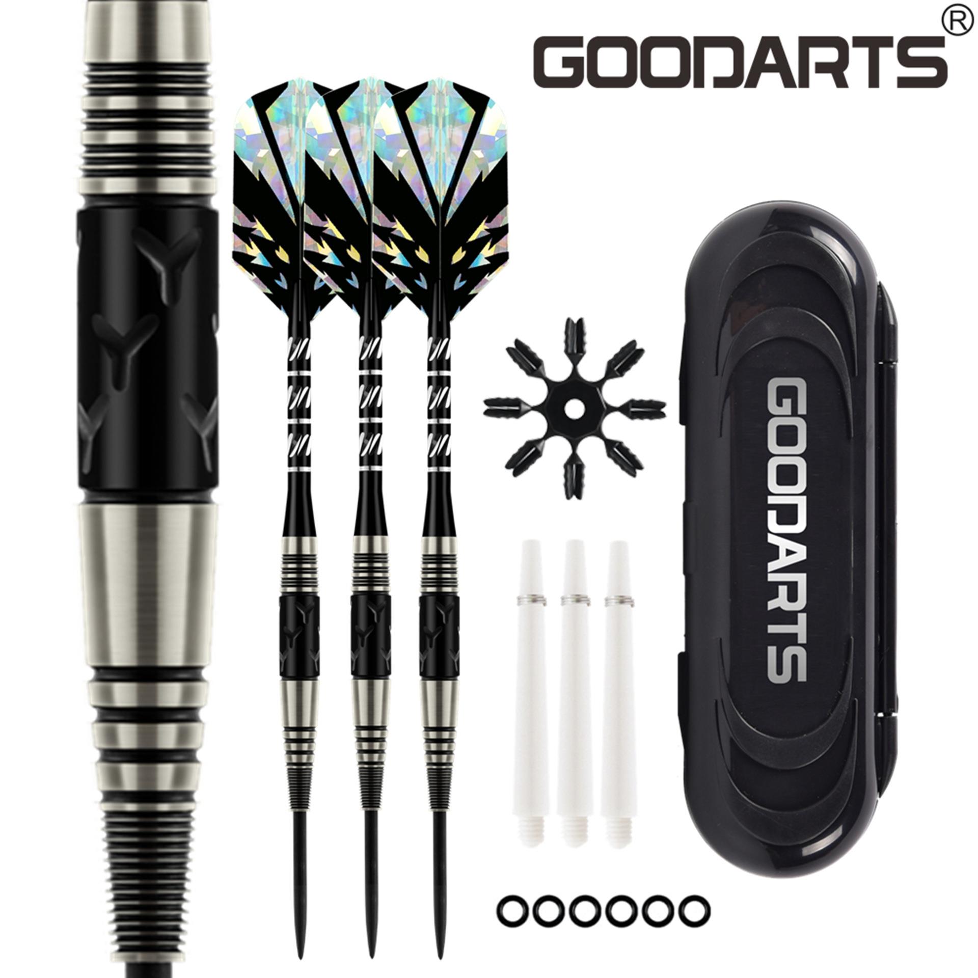 GOODARTS骑士飞镖针21g比赛级钨钢飞镖套装darts飞镖盒
