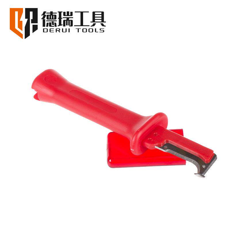 新款直销跨境德瑞工具剥线刀钳31HS手动电工绝缘剥皮刀 多功能德