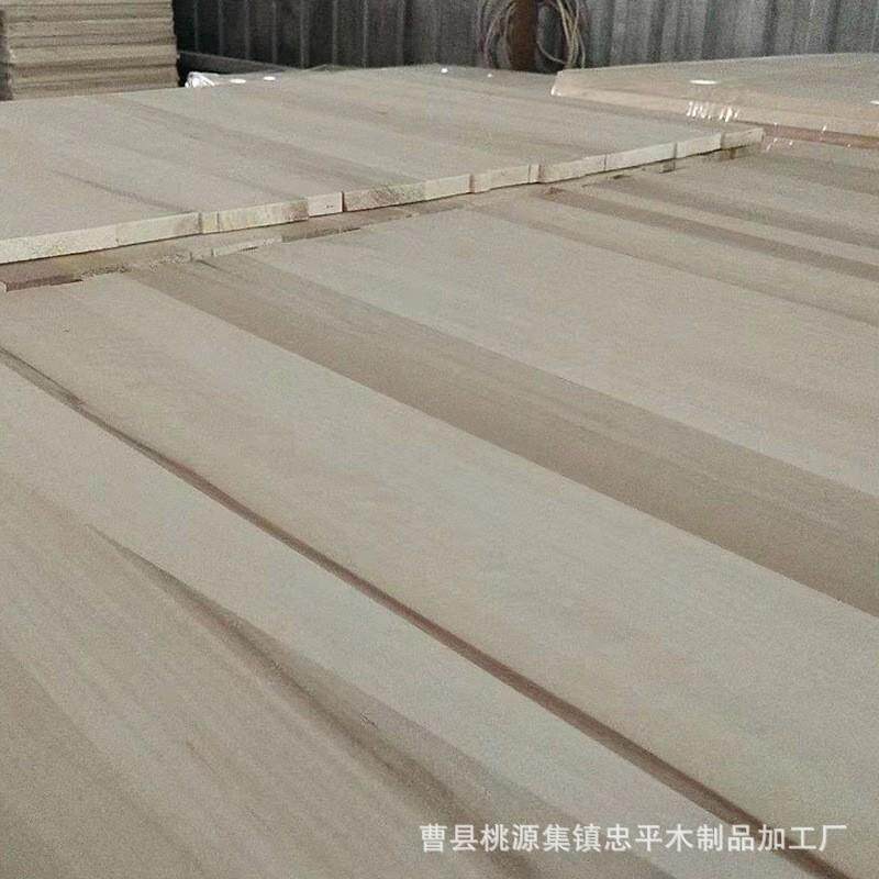厂家现货木质杨木板材实木桌面台板装饰柜体板多种尺寸杨木装饰板