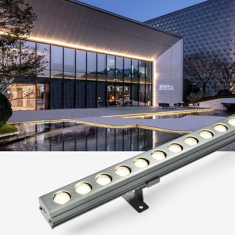led洗墙灯线性线条灯外墙户外防水楼体亮化别墅门头楼顶桥梁轮廓