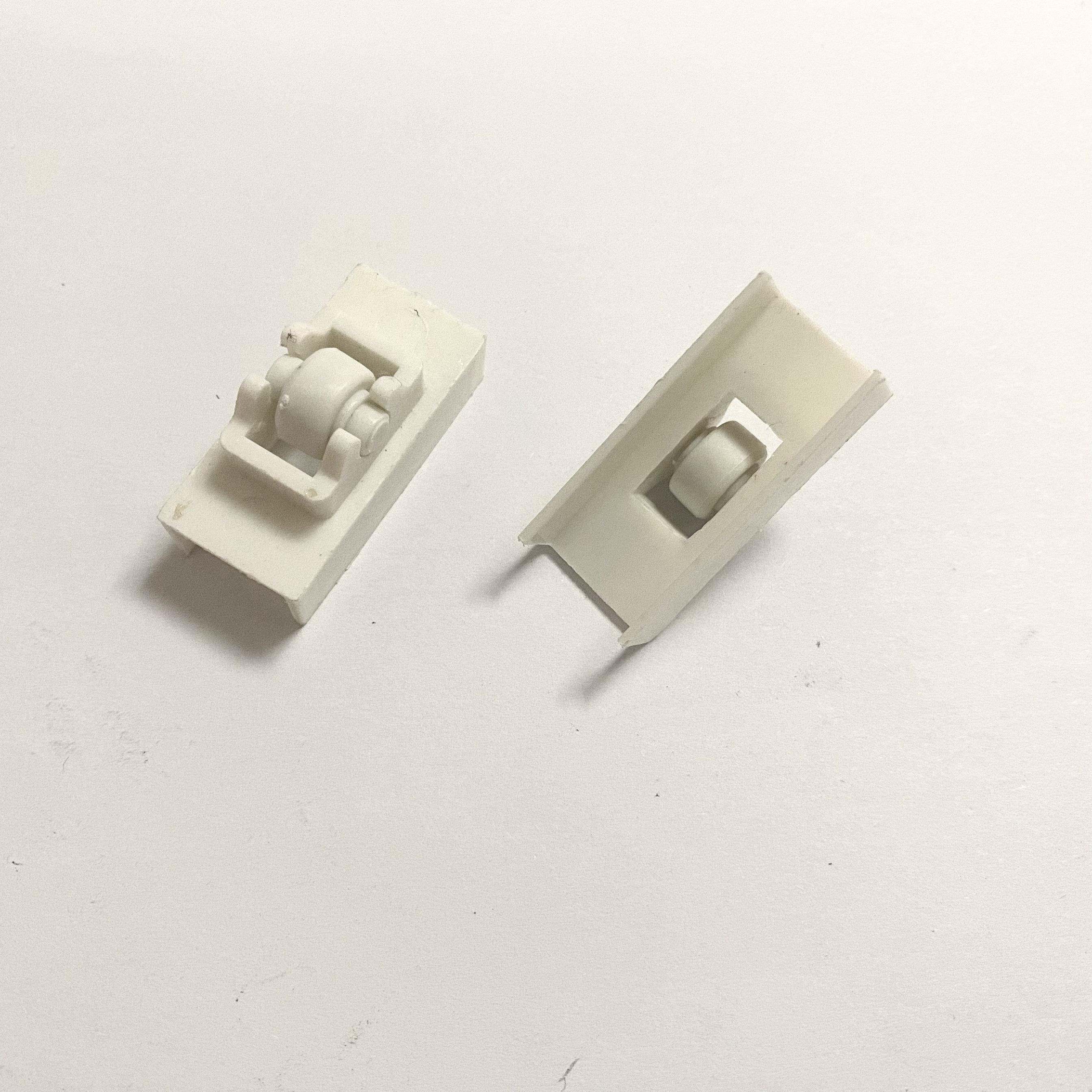 塑钢衣柜滑轮白色塑钢窗免打孔滑轮滚动柜门下移门专用滑动加厚