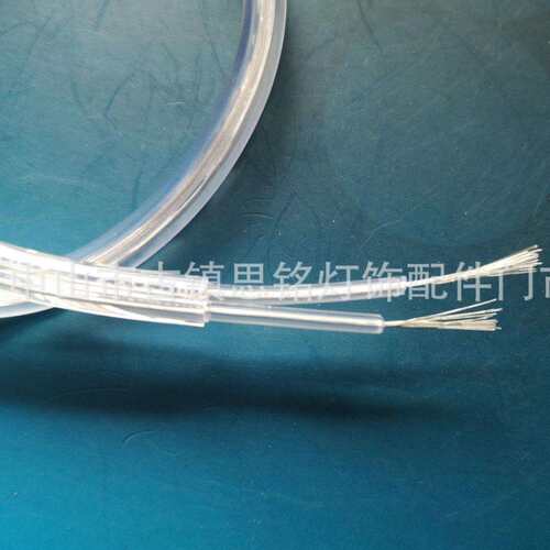 灯饰电器电源线电子线 2x0.5平方非标透明圆线28支008外径5.2MM
