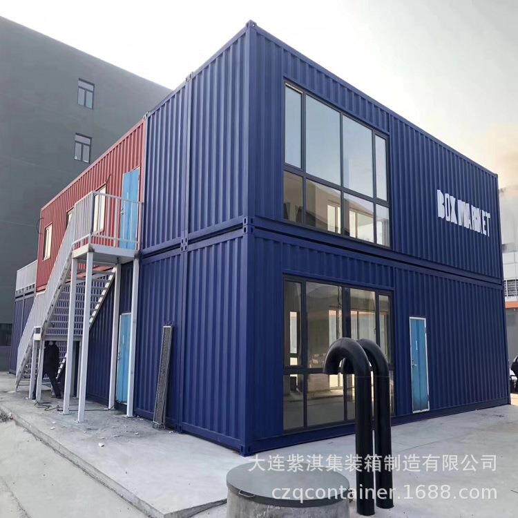 20尺集装箱箱房集装箱别墅精装修集装箱房销往国外