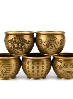 100旧铜做缸件仿百古铜缸福缸如摆意缸