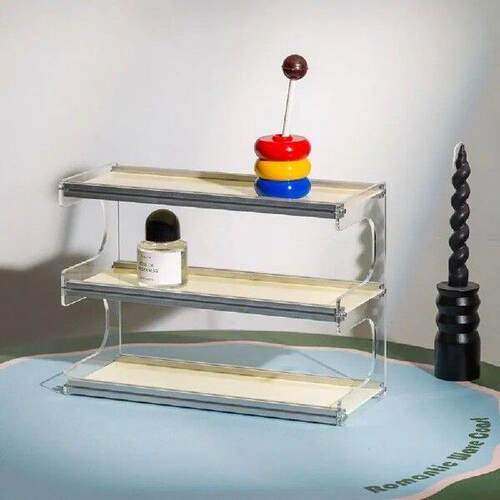 Acrylic Home Storage Shelf Organizer Handmade Toys Display