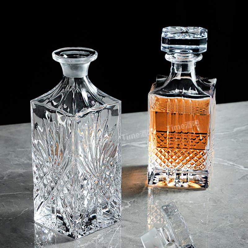 玻璃威士忌酒瓶子空瓶高档家用醒酒器带盖洋酒分酒器高颜值酒樽