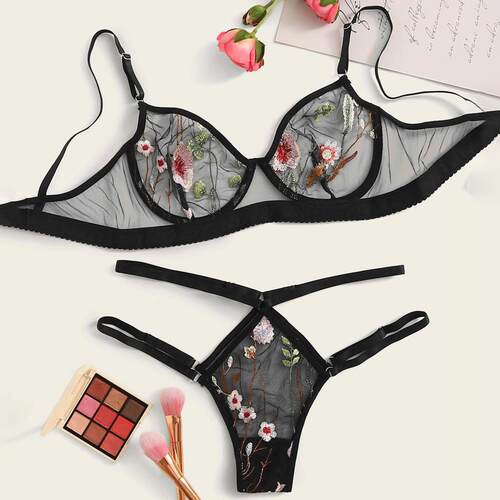 Traditional mesh thin mold cup black charming bag youth