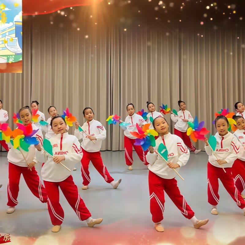少年有志舞蹈服儿童啦啦队演出服小学生班服运动会服校运会表演服