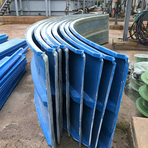 玻璃钢污水池盖板 污水处理厂拱形平盖板集气密封罩蓄水池地沟板