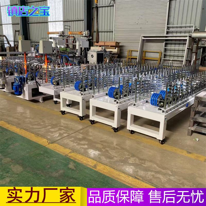 踢脚线木线条四面包覆一体成型全自动包覆机 格栅板实木板包边机