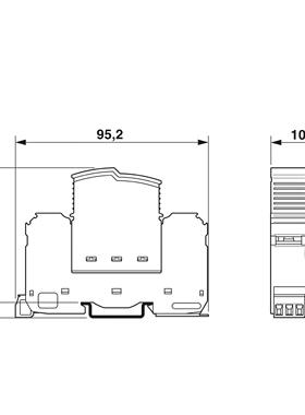 菲尼克斯2905419 FLT-SEC-P-T1-3C-350/25-FM 浪涌保护器电涌