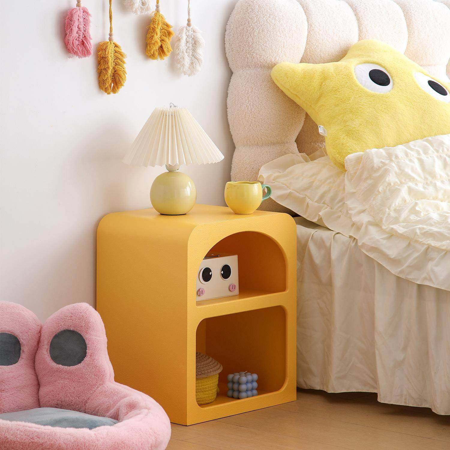 多巴胺床头柜卧室开 放式儿童收纳柜民宿小边柜小型创意储物柜,住宅家具,床头柜,淘宝优惠券,粉丝福利购,淘宝优惠卷