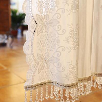 棉布帘帘短乡村短乡村柜门帘装饰半帘门帘水晶英式帘美式