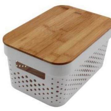Stackable Desktop Storage Boxes, Kitchen and Bathroom Organi