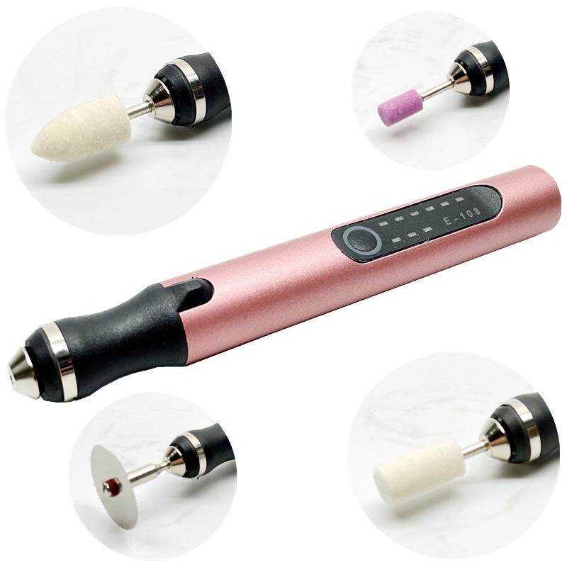 新品E磨08电便捷式2.35MM夹头412迷你电微型笔式电钻1磨甲动工具3
