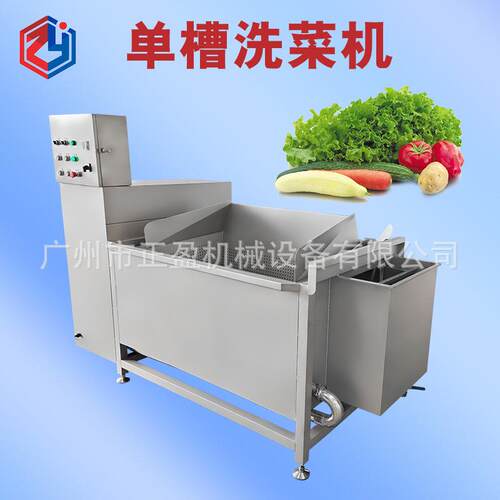 多功能果蔬气泡清洗机自动出料商用肉片清洗设备