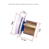 34.5中心线易螺纹单面组件 13P 伞形防水导向轮组件32