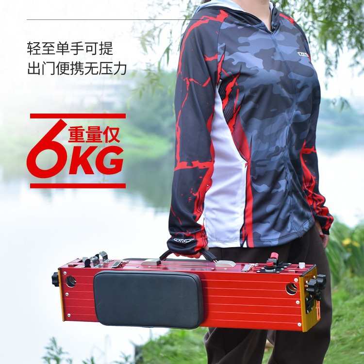 朝宇大钓台新款超轻折叠多功能伸缩便携铝合金加厚小钓鱼台平台椅