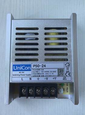 UniCom永宏P50-24 V开关电源供应器P35 P100 P150-24 W AC DC全新