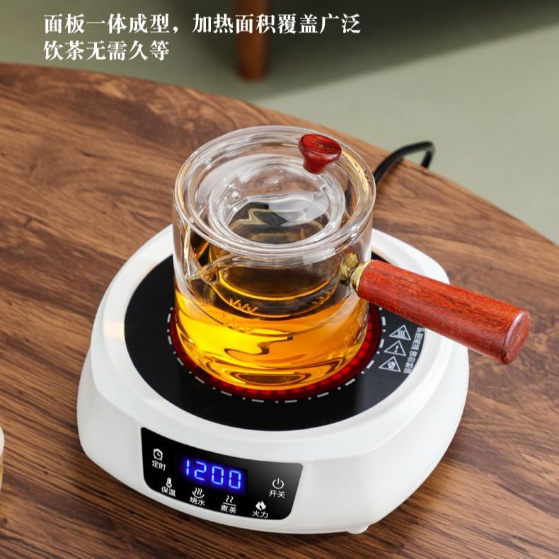 新款电陶炉保温煮茶器玻璃耐高温蒸煮一体过滤家用煮茶烧水壶套装