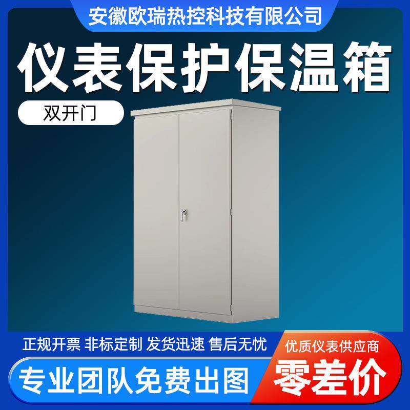 双开门式仪表保温保护箱不锈钢碳钢压力变送器保温箱电伴热仪表箱