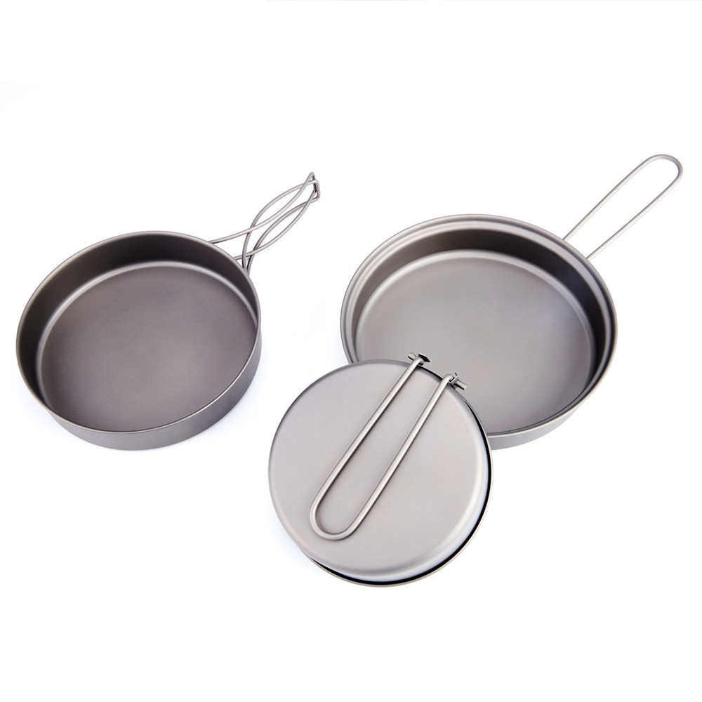 TOAKS 千橡树平底钛锅煎锅煎盘户外露营 pan-115 pan-130 pan-145