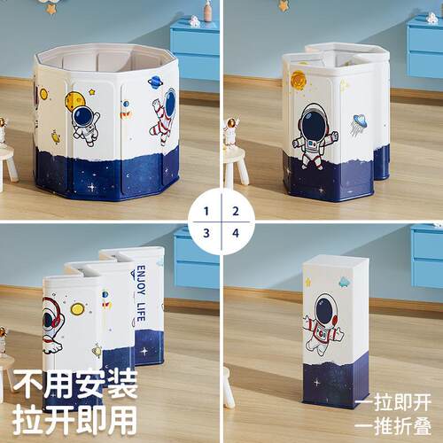嘉蜜泡澡桶免安装大人可折叠便携式儿童洗澡桶免安装一秒速开浴桶
