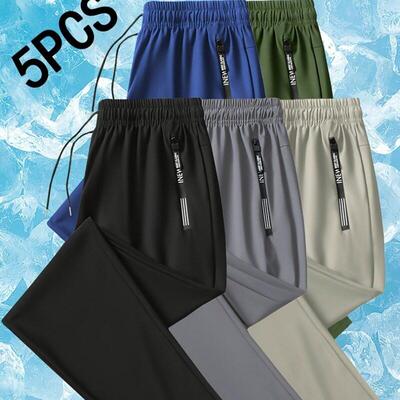 3PCS Men's Stretch Gym Pants – Ultra Flex Workout Joggers