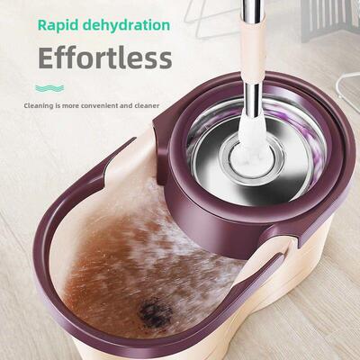 Spin Mop Bucket Floor Cleaning System floor mop wringer set