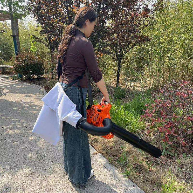 景区园林树叶吹吸机多功能小型手提吹吸叶机大功率吹吸两用吹风机