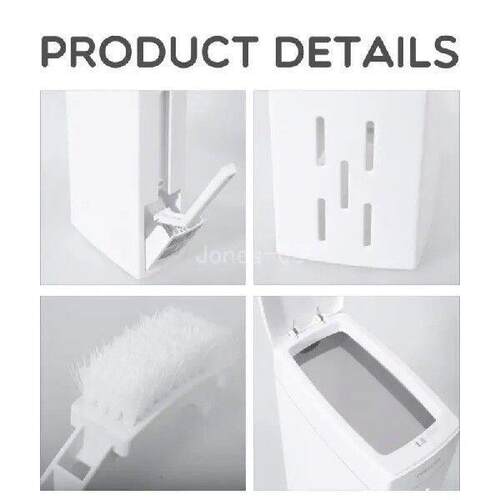 Q6PE Bathroom Trash Can Plastic Wastebasket with Toilet