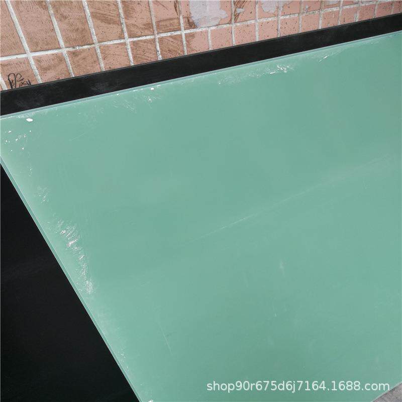 水绿色玻璃纤维板耐高温合成石板绝缘fr4雕刻加工3240环氧树脂板