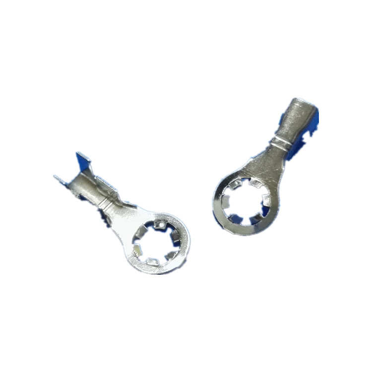 DJ4305-4A ∮4.2梅花接线片宽边本色 5.2太阳接地片3.2地环接线扣