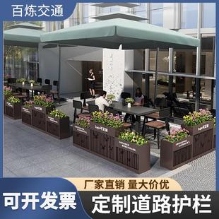 镀锌钢花箱定制户外铁艺花坛样品屋展示中心花架花盆定制市政道路