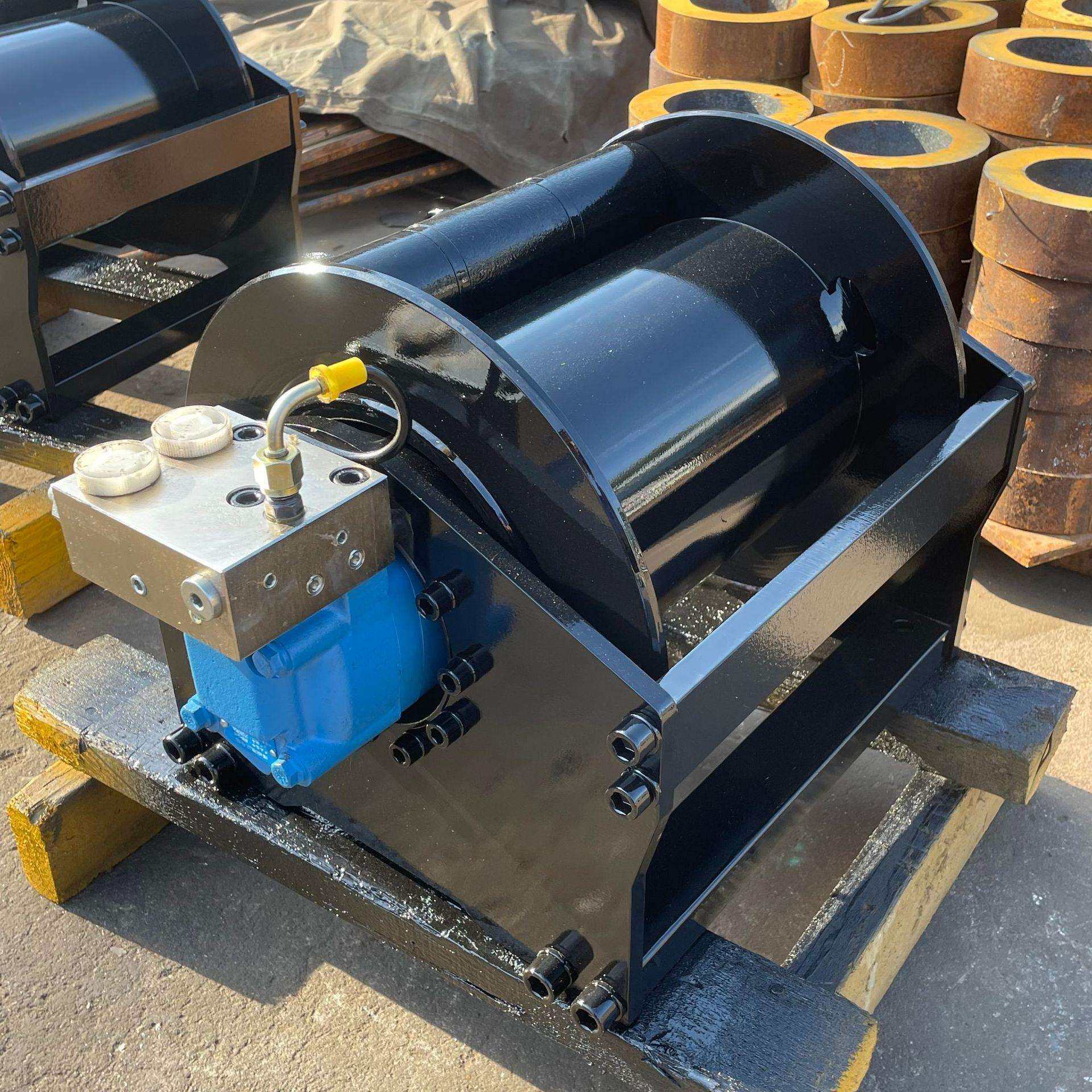 钢丝绳提升机小型起重吊装工具多功能一字卷扬机液压卷扬机